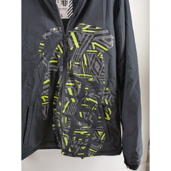 Grenade Fatigue Project Snowboard Ski Snow Hooded Jacket‎ Black Mens LARGE - Picture 2 of 12